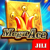 Mega Ace slot cover with playing cards