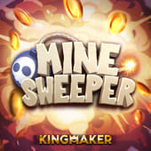 Minesweeper arcade cover with grid