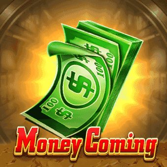 Money Coming slot cover with coins