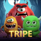 Tripe card game cover with suits